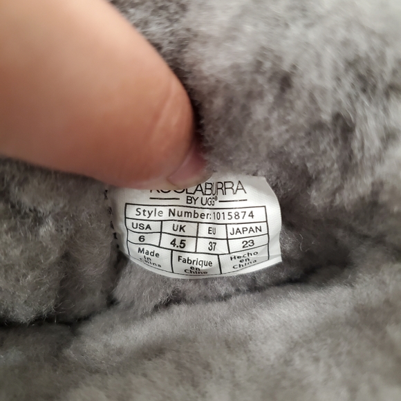 Koolaburra By Ugg Women's Gray Victoria Short Boot Size 6 $100 - Picture 8 of 9